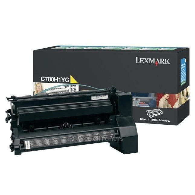 Lexmark C780H1YG Yellow Toner Cartridge 10,000 Pages Original Single-pack