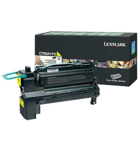 Lexmark C792A1YG Yellow Toner Cartridge 6