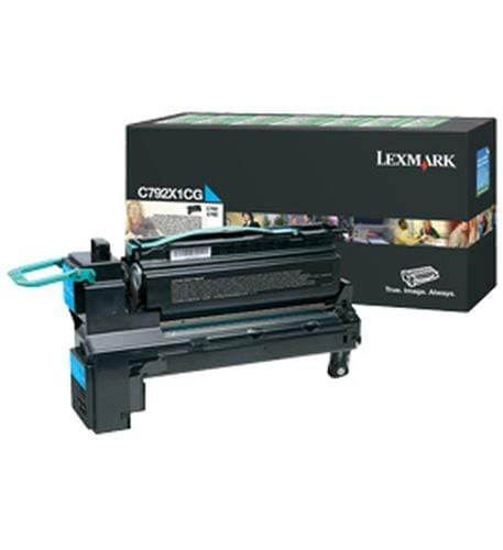 Lexmark C792X1CG Cyan Toner Cartridge 20