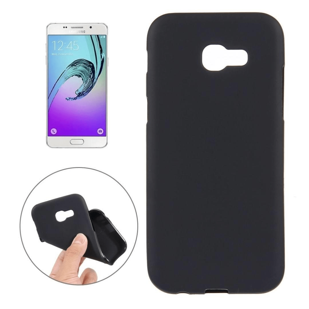 Tuff-Luv Samsung Galaxy A5 (2017) Soft Feel TPU Smartphone Case Black C8_61
