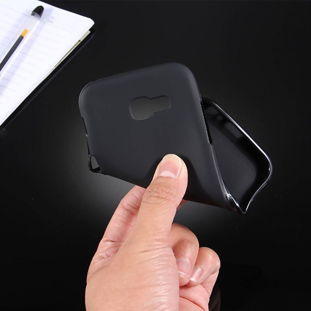 Tuff-Luv Samsung Galaxy A5 (2017) Soft Feel TPU Smartphone Case Black C8_61