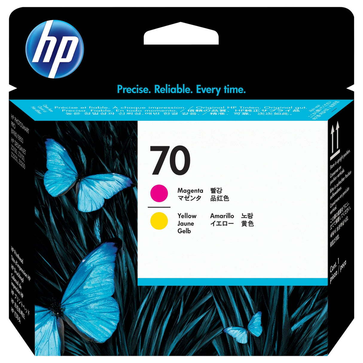 HP 70 DesignJet Magenta and Yellow Standard Yield Printhead Original C9406A Single-pack C9406A