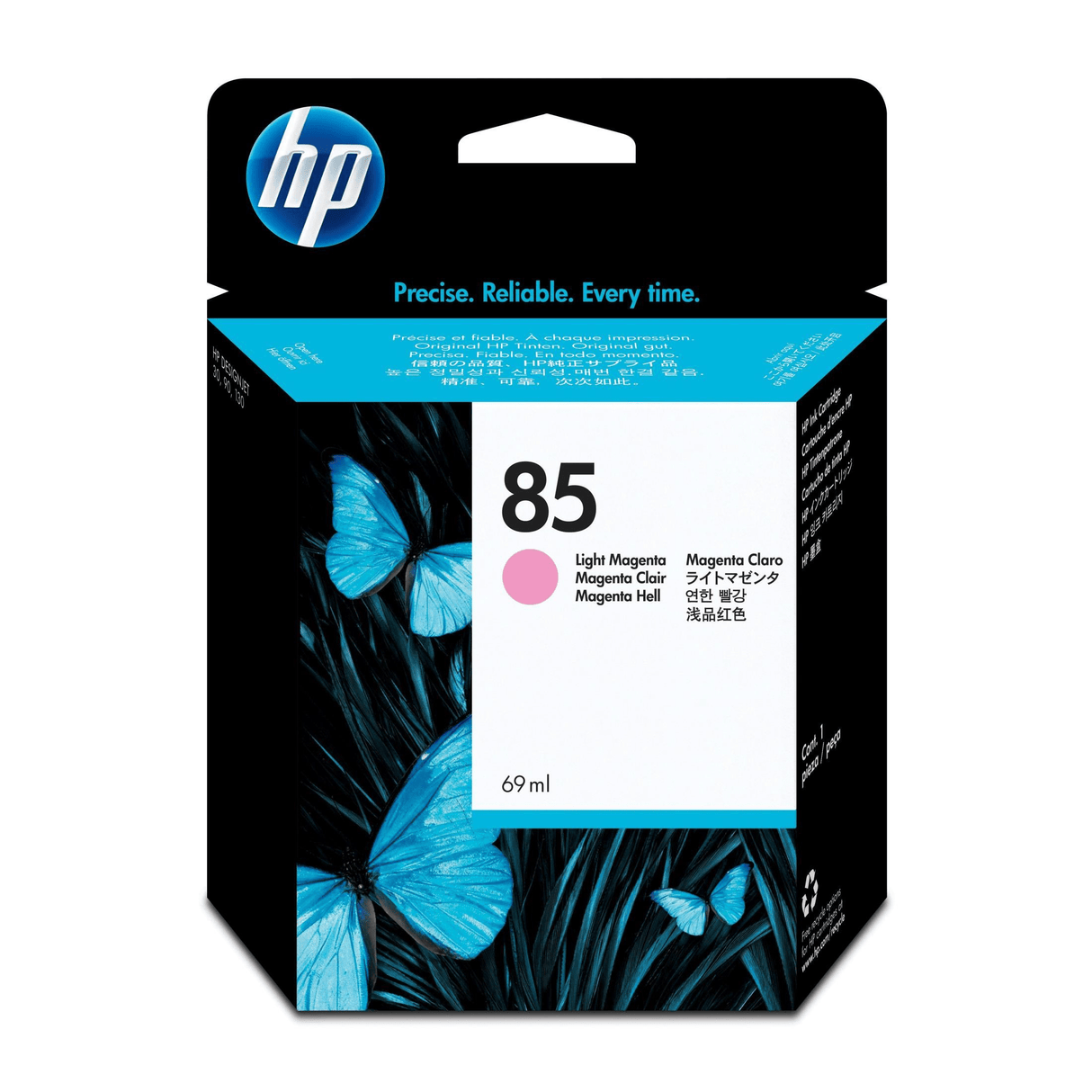 HP 85 69-ml DesignJet Light Magenta Printer Ink Cartridge Original C9429A Single-pack