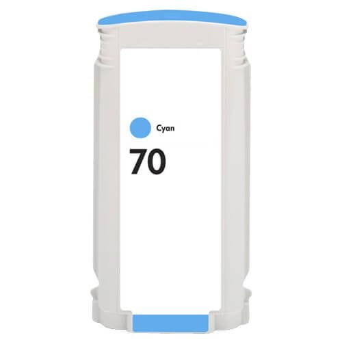 HP 70 130-ml DesignJet Cyan Printer Ink Cartridge Original C9452A Single-pack