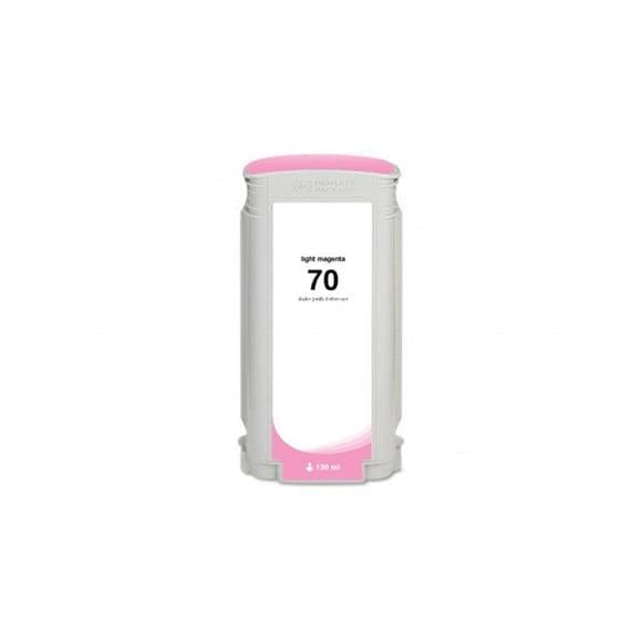 HP 70 130-ml DesignJet Light Magenta Printer Ink Cartridge Original C9455A Single-pack