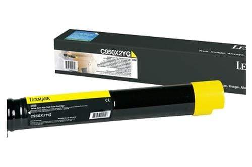 Lexmark C950X2YG Yellow Toner Cartridge 24,000 Pages Original Single-pack