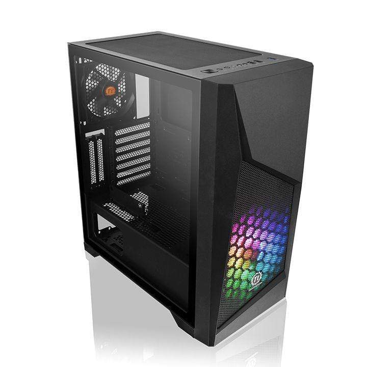 Thermaltake Commander G32 TG ARGB Midi Tower Black Gaming PC Case CA-1P2-00M1WN-00