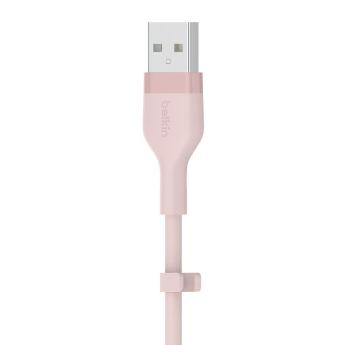Belkin BoostCharge Flex USB-A Cable with Lightning Connector Pink CAA008BT1MPK
