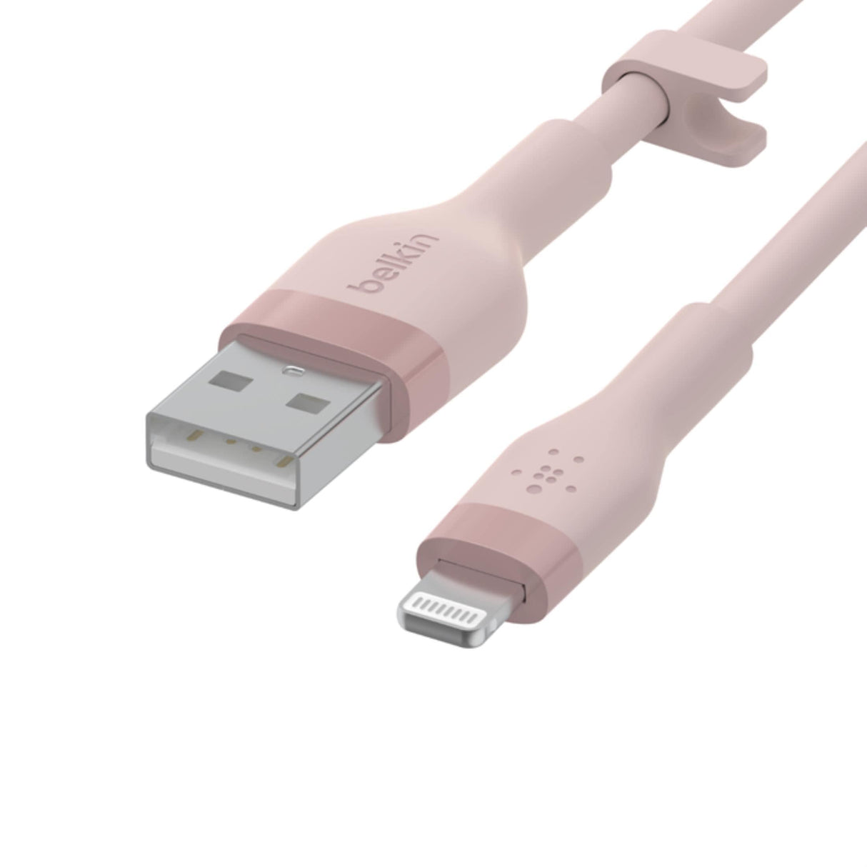 Belkin BoostCharge Flex USB-A Cable with Lightning Connector Pink CAA008BT1MPK