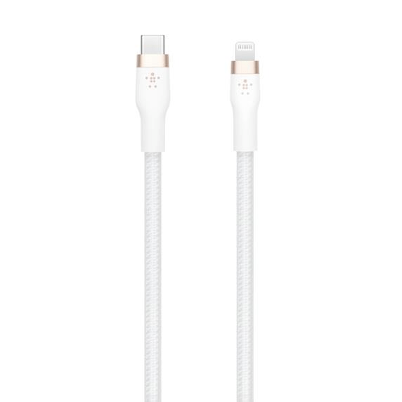 Belkin BoostCharge Flex 3m USB-C Cable with Lightning Connector White CAA009BT3MWH
