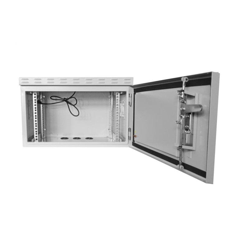 Scoop 6U 450mm Deep Outdoor Cabinet with 2 fans CAB-6UO