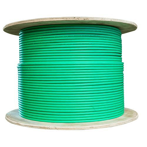 Cattex 500m CAT5e Cable Green CAT5E500S-GN