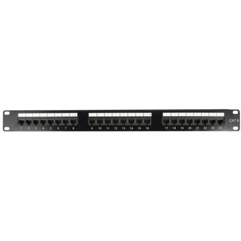 Cattex 24 Port CAT6 UTP Patch Panel CATPATCH624