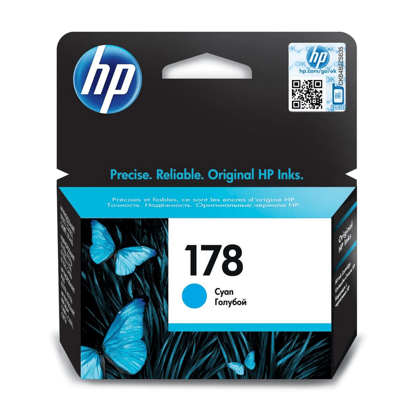HP 178 Cyan Printer Ink Cartridge Original CB318HE Single-pack