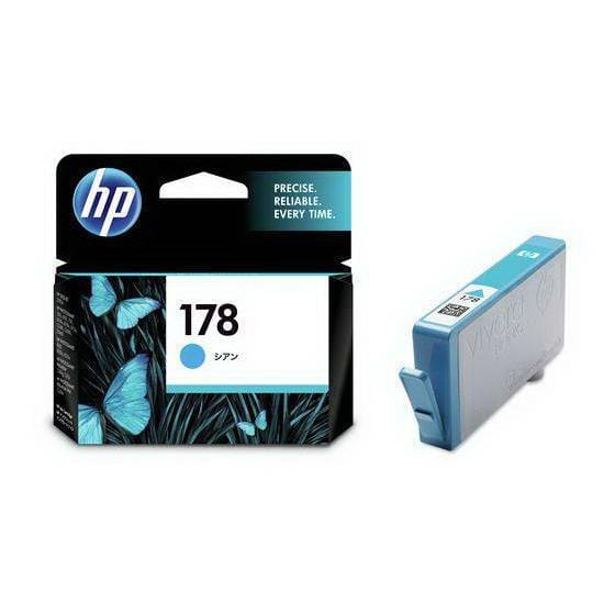 HP 178 Cyan Printer Ink Cartridge Original CB318HE Single-pack