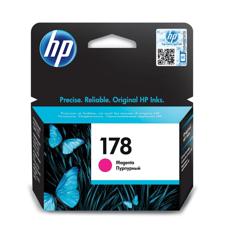 HP 178 Magenta Printer Ink Cartridge Original CB319HE Single-pack