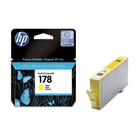 HP 178 Yellow Printer Ink Cartridge Original CB320HE Single-pack