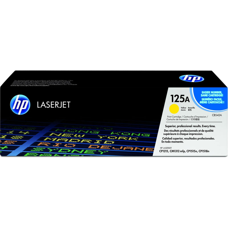 HP 125A Yellow Toner Cartridge 1,400 Pages Original CB542A Single-pack