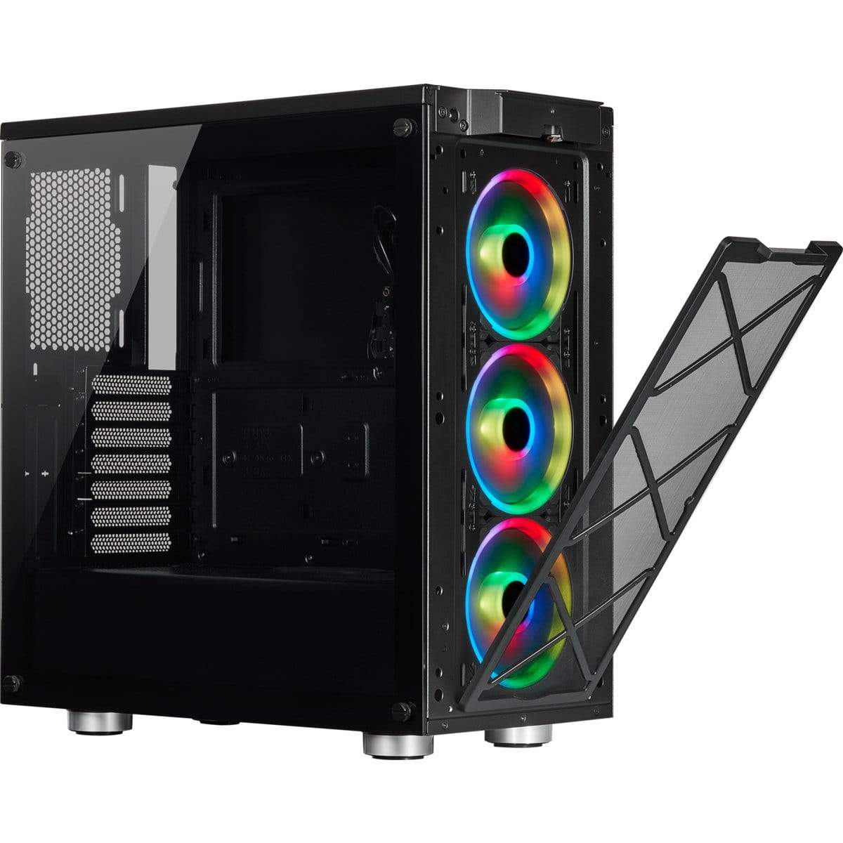 Corsair ICUE 465X RGB Midi Tower Black PC Case CC-9011188-WW