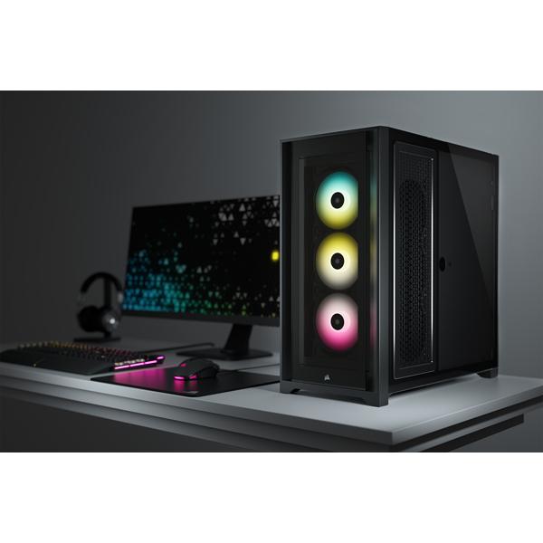 Corsair iCUE 5000X RGB Midi Tower Black