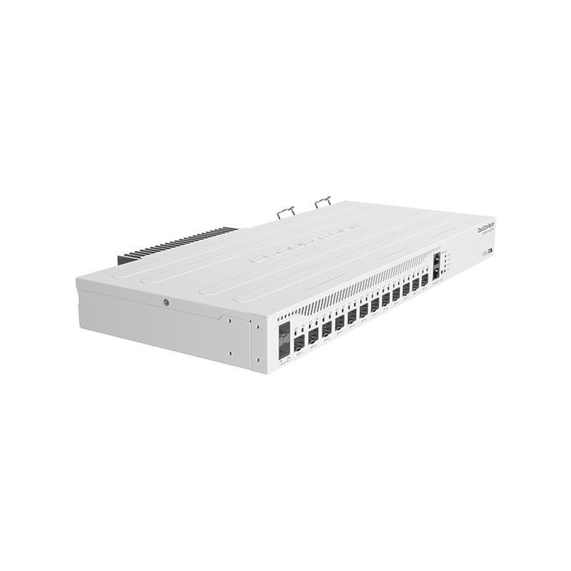 MikroTik with RouterOS L6 license wired router Gigabit Ethernet White CCR2004-1G-12S+2XS