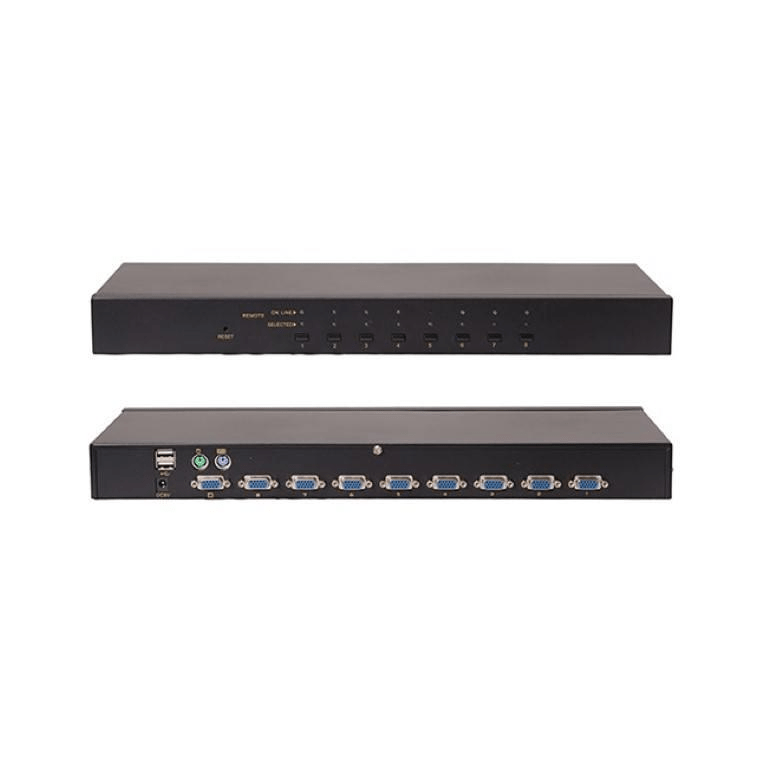 Cattex 8-port Rack Mountable KVM Console CD-1U0800