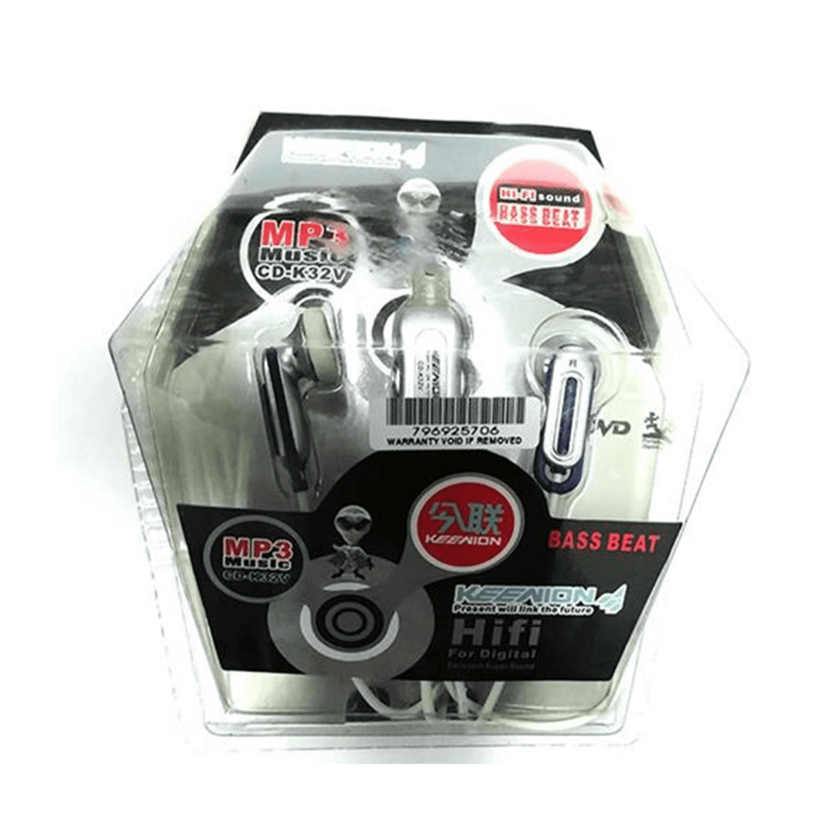 Geeko In-Ear Earphones With Volume Control CD-K32V