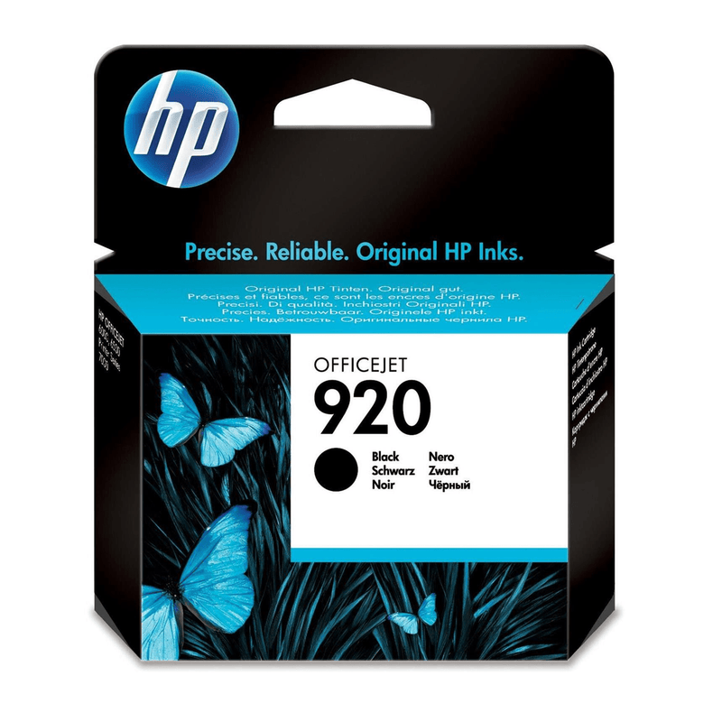 HP 920 Black Standard Yield Printer Ink Cartridge Original CD971AE Single-pack
