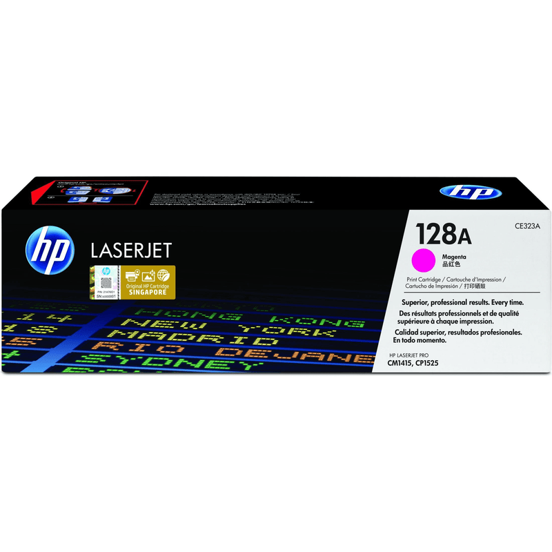 HP 128A Magenta Toner Cartridge 1,300 Pages Original CE323A Single-pack