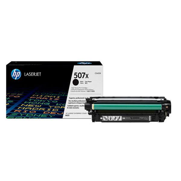 HP 507X Black Toner Cartridge 11,000 Pages Original CE400X Single-pack