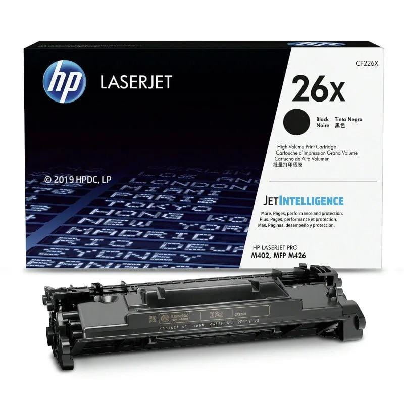 HP 26X Black Toner Cartridge 9,000 Pages Original CF226X Single-pack