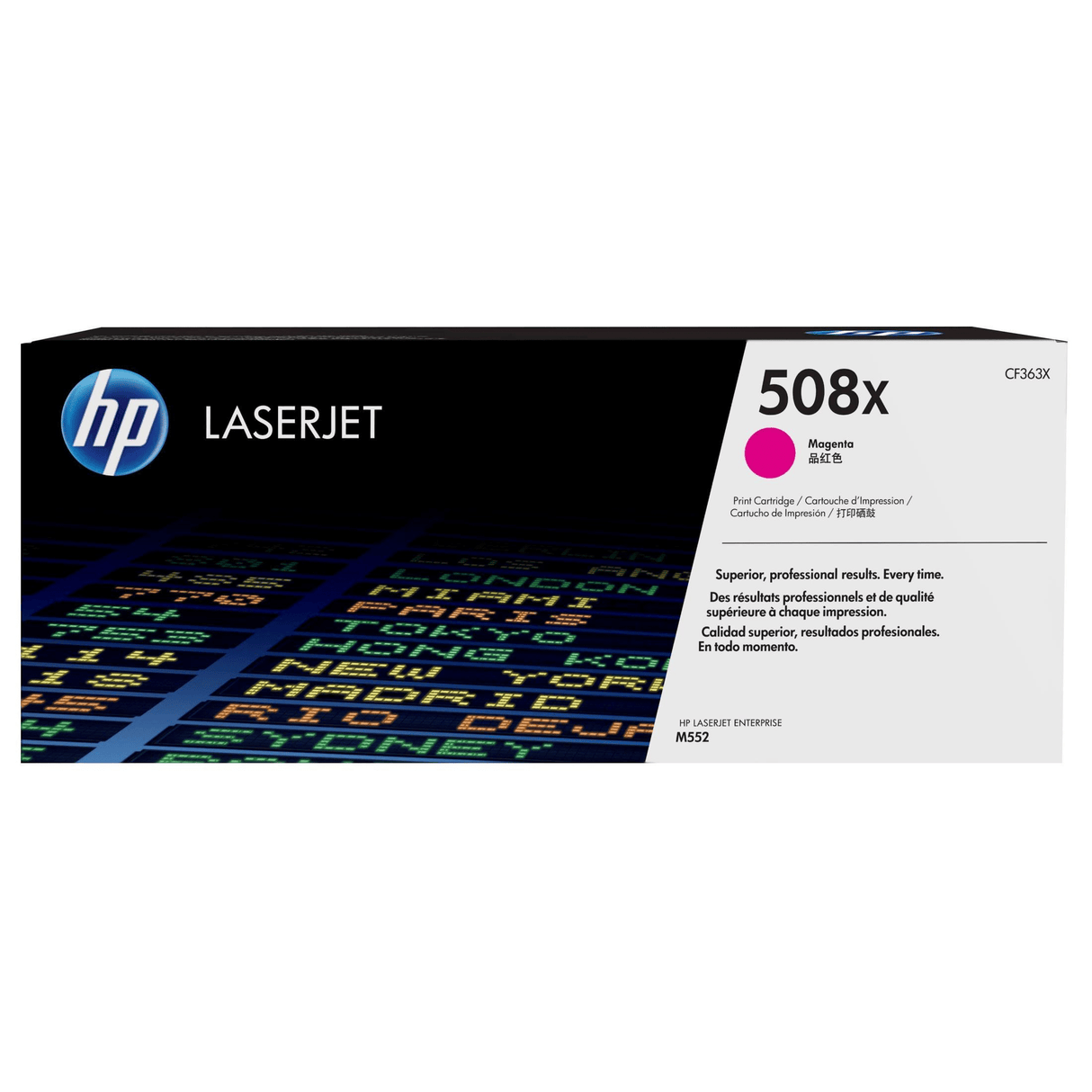 HP 508X Magenta Toner Cartridge 9,500 Pages Original CF363X Single-pack
