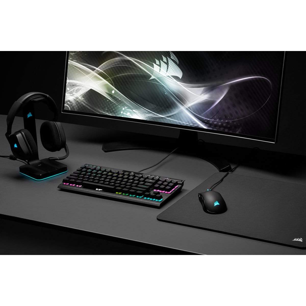 Corsair K70 RGB TKL keyboard USB QWERTY US English Black