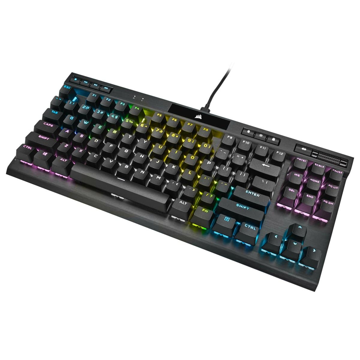 Corsair K70 RGB TKL keyboard USB QWERTY US English Black