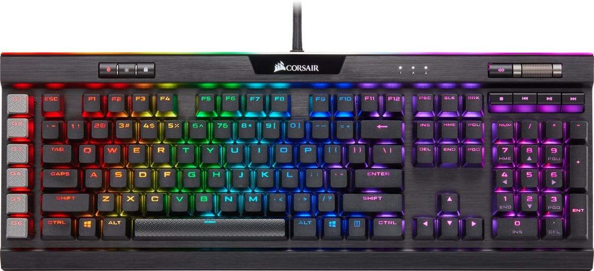 Corsair K95 RGB Platinum XT Keyboard USB QWERTY Black CH-9127412-NA