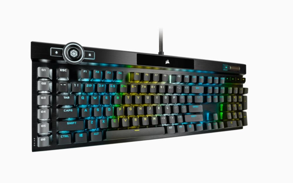 Corsair K100 RGB keyboard USB QWERTZ Dutch Black