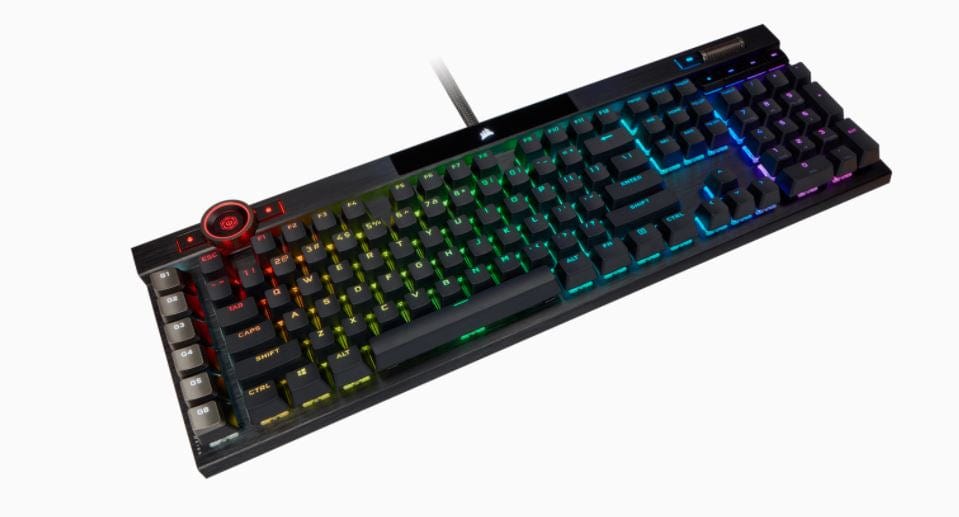 Corsair K100 RGB keyboard USB QWERTZ Dutch Black
