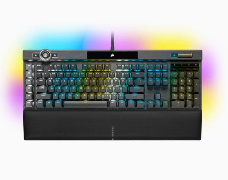 Corsair K100 RGB keyboard USB QWERTZ Dutch Black