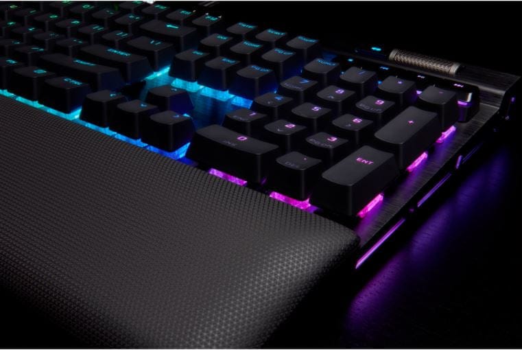 Corsair K100 RGB keyboard USB QWERTZ Dutch Black