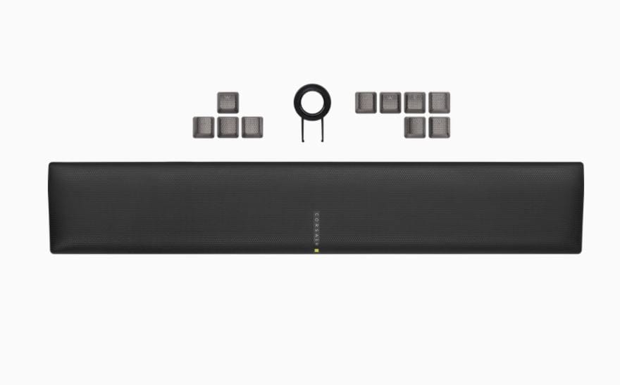 Corsair K100 RGB keyboard USB QWERTZ Dutch Black