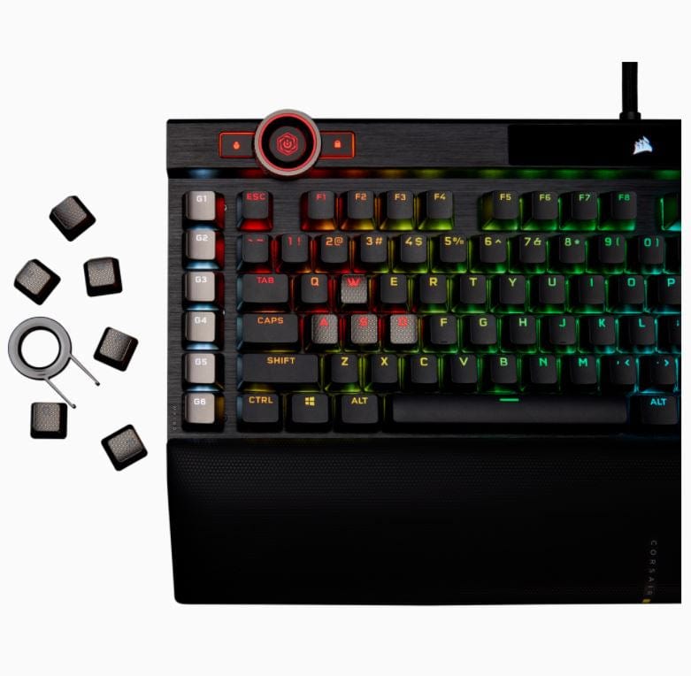 Corsair K100 RGB keyboard USB QWERTZ Dutch Black