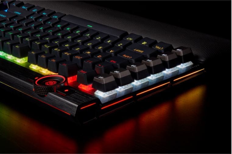 Corsair K100 RGB keyboard USB QWERTZ Dutch Black