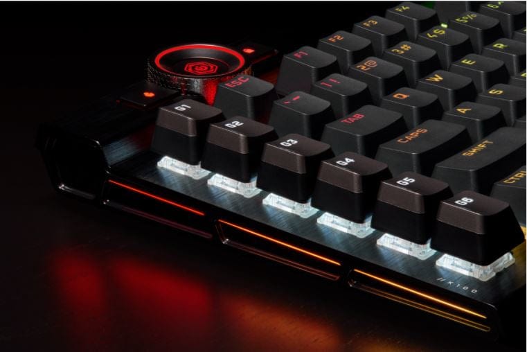 Corsair K100 RGB keyboard USB QWERTZ Dutch Black