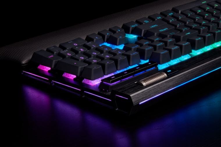 Corsair K100 RGB keyboard USB QWERTZ Dutch Black