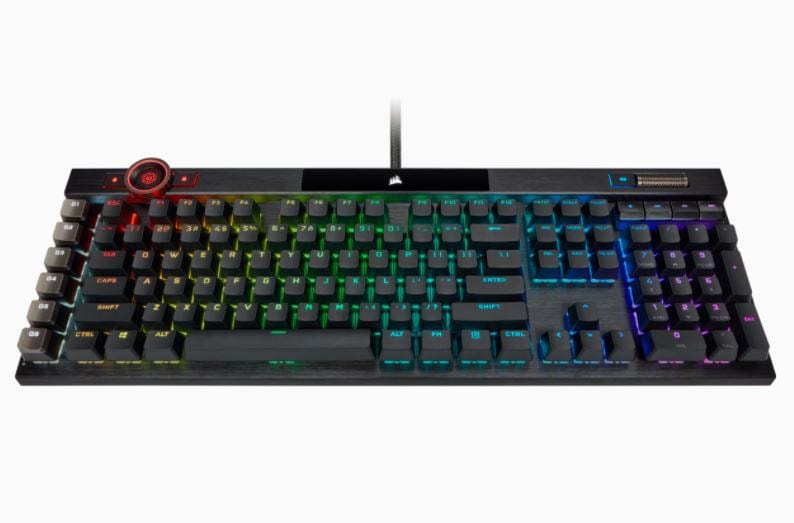 Corsair K100 RGB keyboard USB QWERTZ Dutch Black