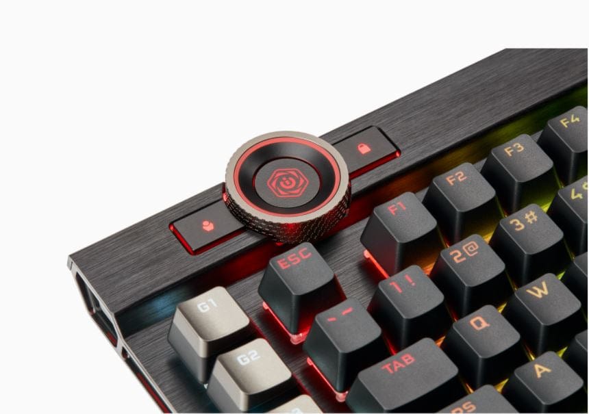 Corsair K100 RGB keyboard USB QWERTZ Dutch Black