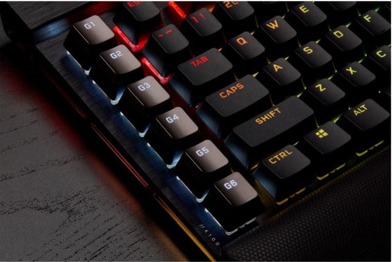 Corsair K100 RGB keyboard USB QWERTZ Dutch Black