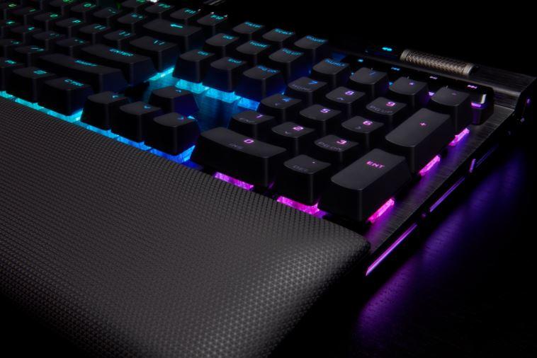 Corsair K100 RGB keyboard USB QWERTZ Dutch Black