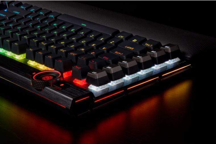 Corsair K100 RGB keyboard USB QWERTZ Dutch Black