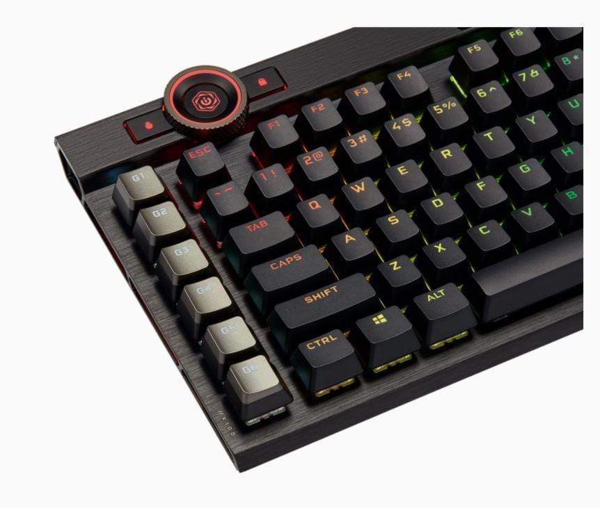 Corsair K100 RGB keyboard USB QWERTZ Dutch Black